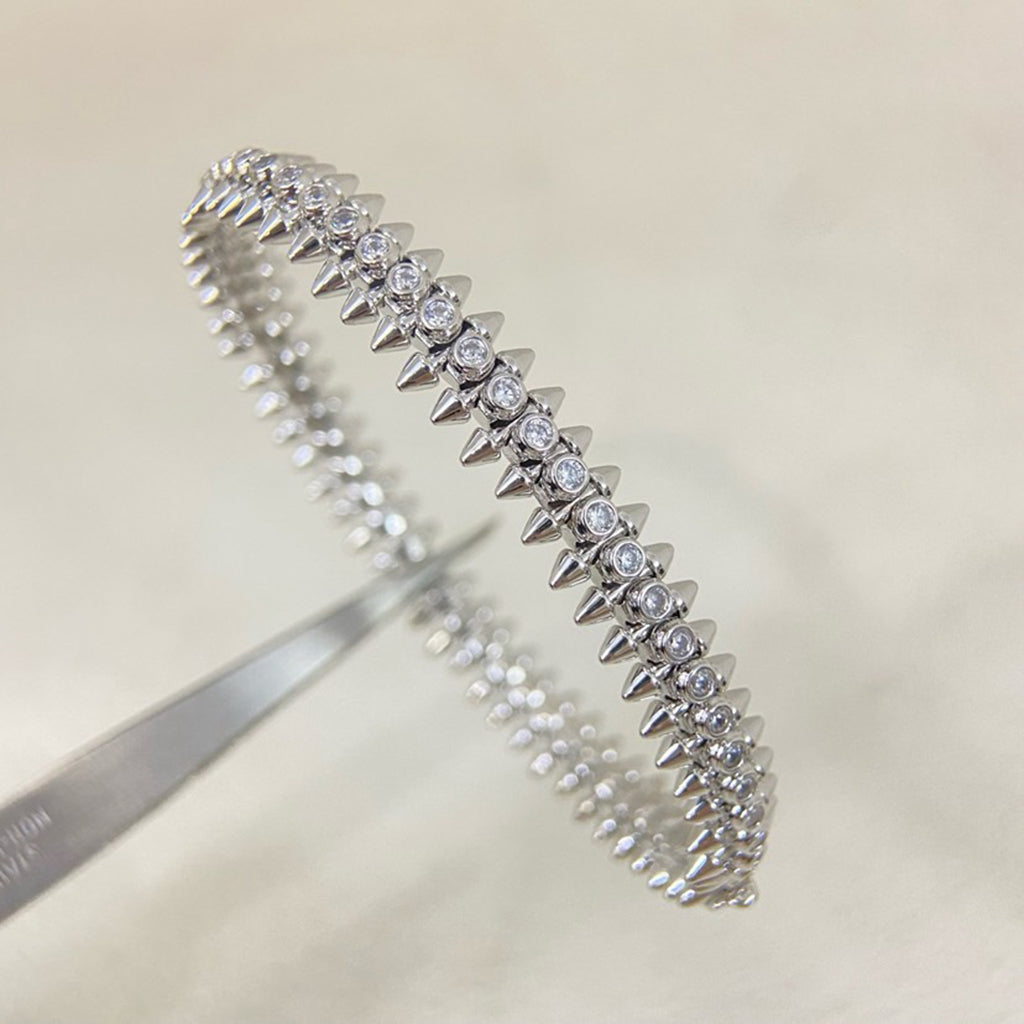[AuraEcho]CLASH  BRACELET 8MM DIAMONDS