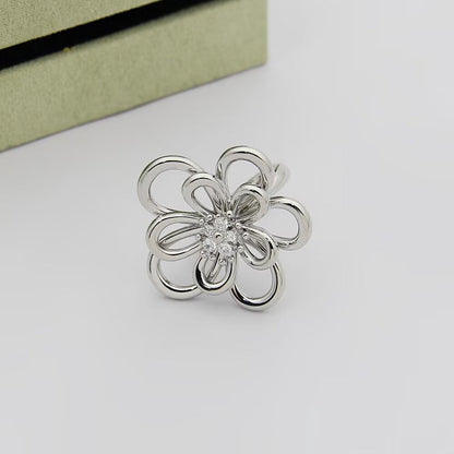 [AuraEcho] FLOWERLACE RING 5 DIAMONDS