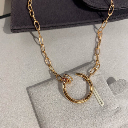 [AuraEcho]JUSTE NECKLACE FULL DIAMONDS