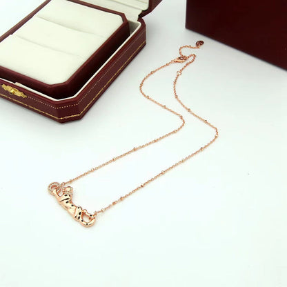 [AuraEcho]PANTHERE FULL DIAMOND NECKLACE