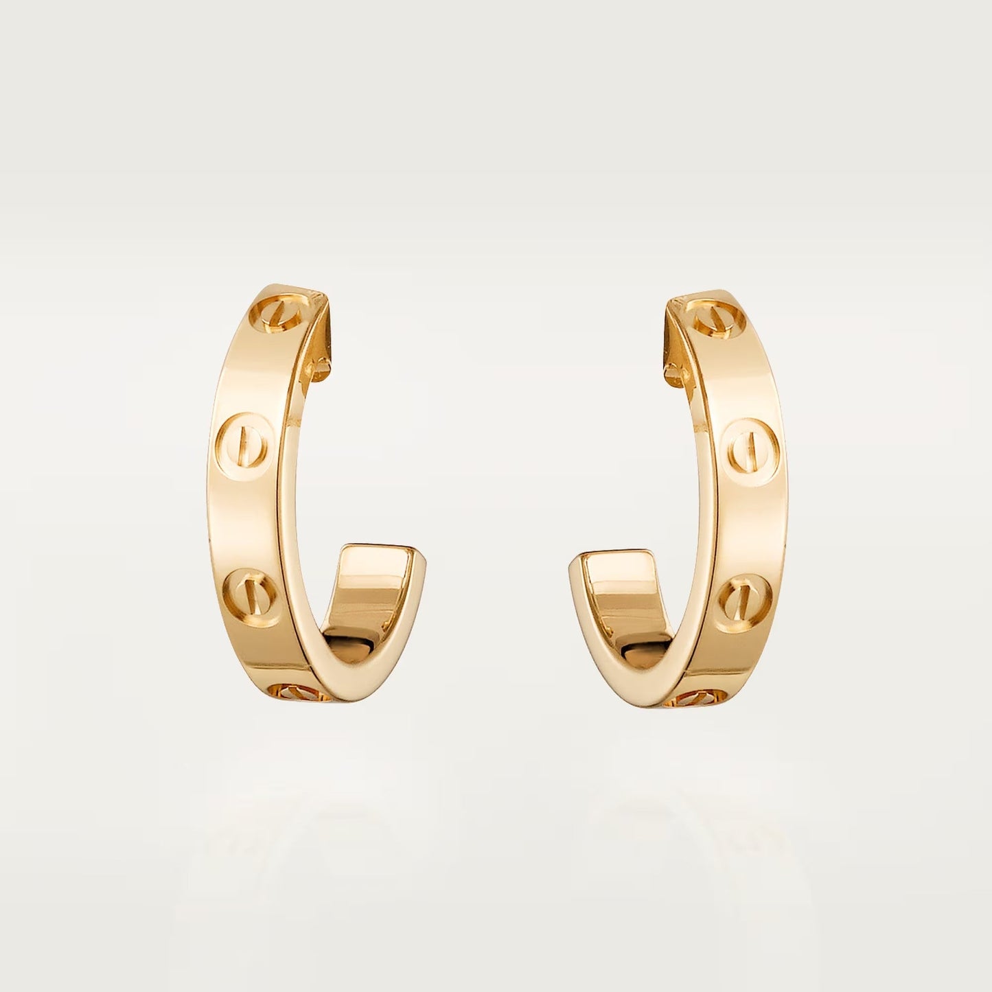 [AuraEcho]LOVE EARRINGS 2.65 MM NO DIAMOND SMALL
