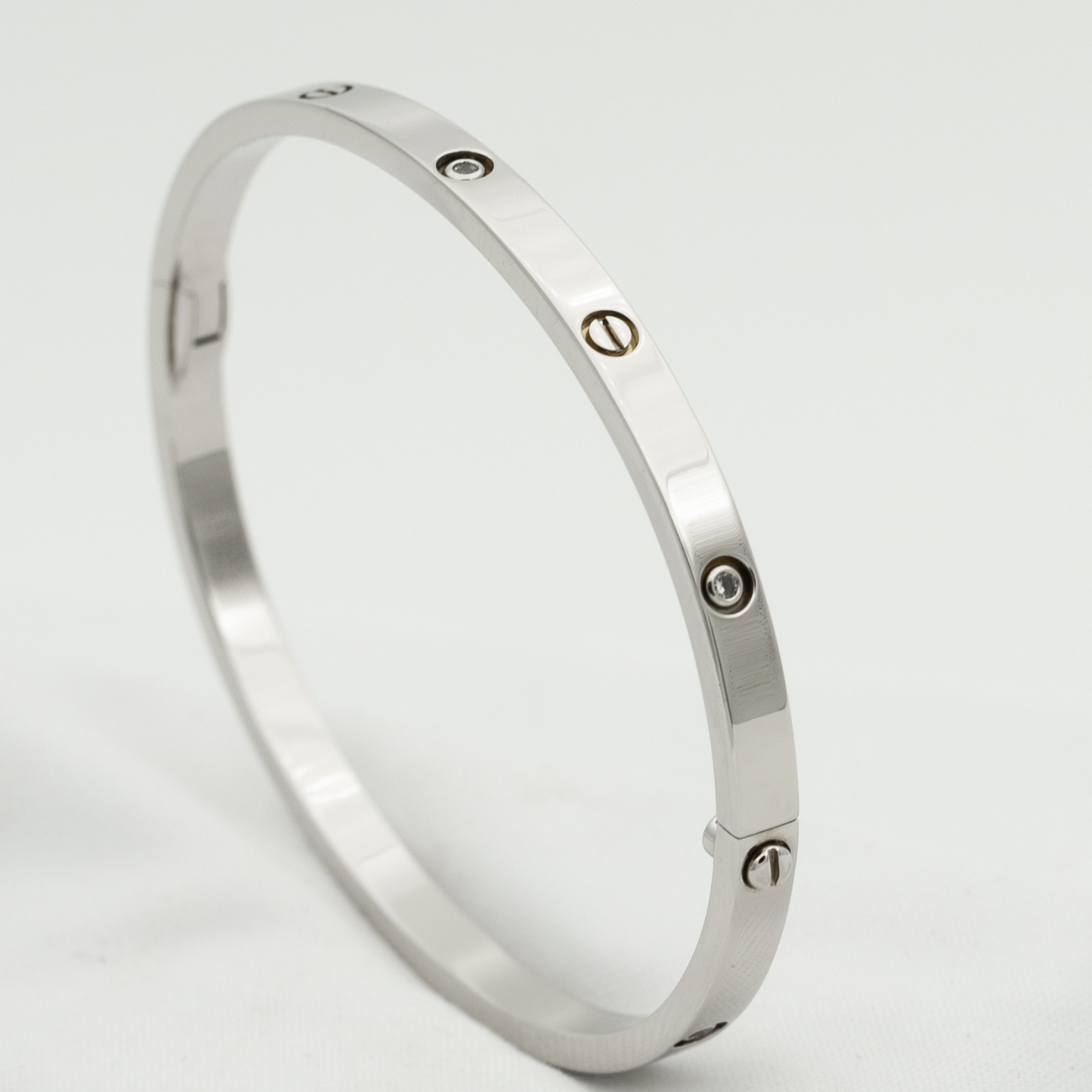 [AuraEcho]LOVE BRACELET 3.65MM 6 DIAMONDS