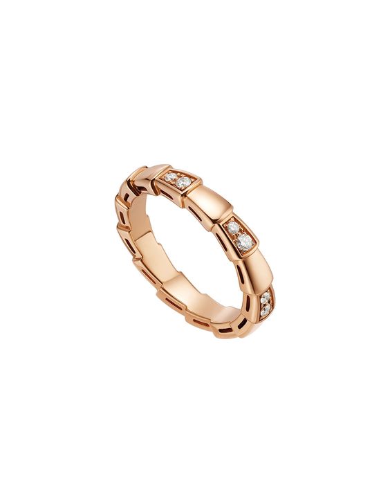 [AuraEcho]SERPENTI RING PINK GOLD  3MM