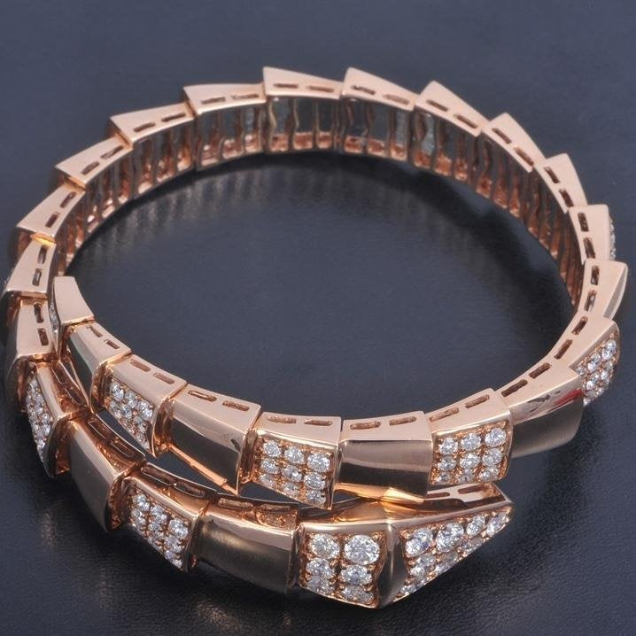 [AuraEcho]SERPENTI BRACELET PINK GOLD DIAMOND