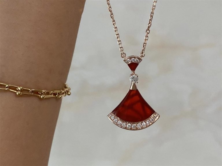 [AuraEcho]DREAM NECKLACE CARNELIAN DIAMOND