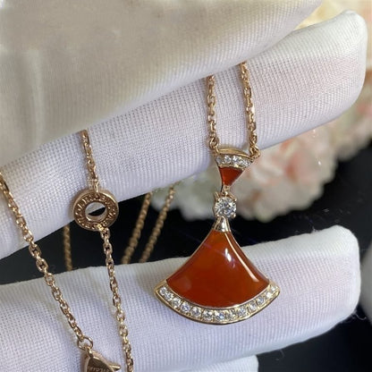 [AuraEcho]DREAM NECKLACE CARNELIAN DIAMOND