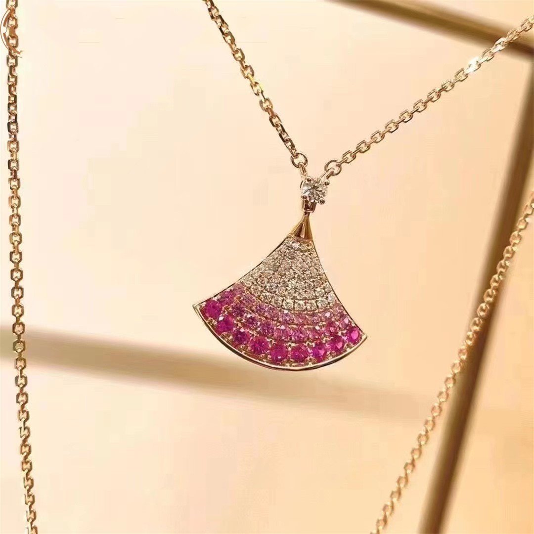[AuraEcho]DREAM NECKLACE PINK GOLD PINK DIAMOND