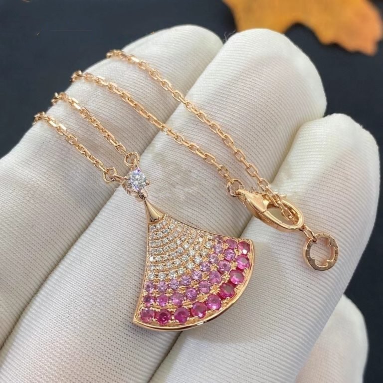 [AuraEcho]DREAM NECKLACE PINK GOLD PINK DIAMOND