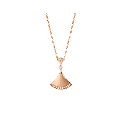 [AuraEcho]DREAM NECKLACE PINK GOLD DIAMOND