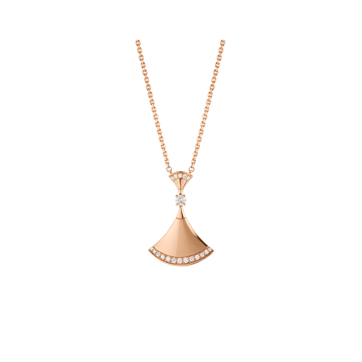 [AuraEcho]DREAM NECKLACE PINK GOLD DIAMOND