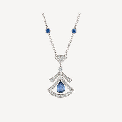[AuraEcho]DREAM NECKLACE AGATE DIAMOND SILVER