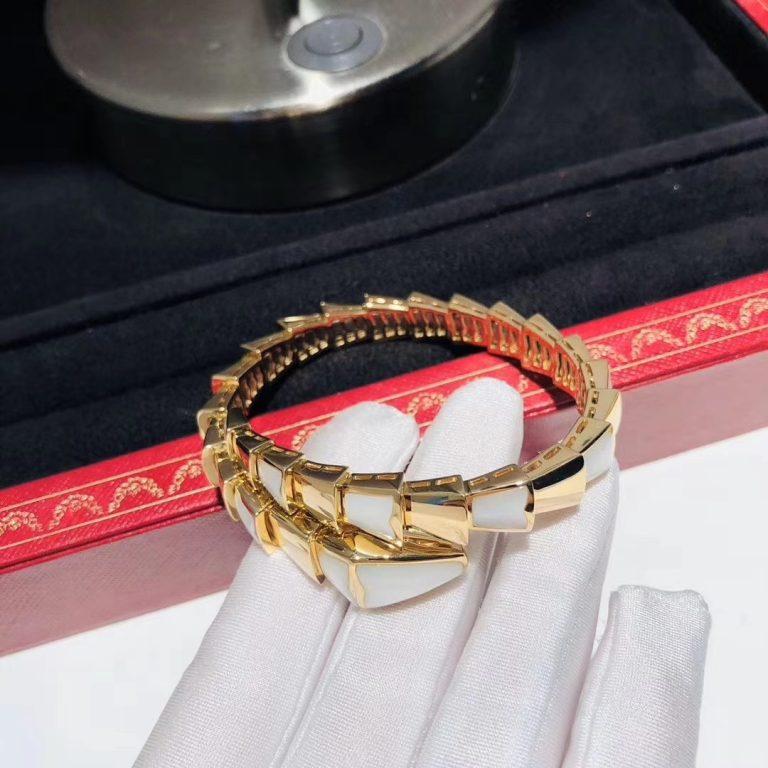 [AuraEcho]SERPENTI BRACELET MOP GOLD