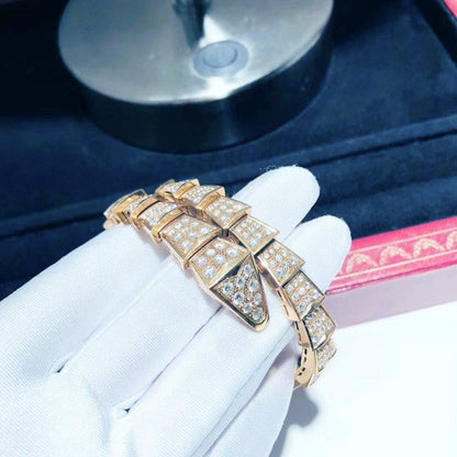 [AuraEcho]SERPENTI BRACELET 8MM PINK GOLD DIAMOND