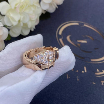 [AuraEcho]SERPENTI RING PINK GOLD DIAMOND