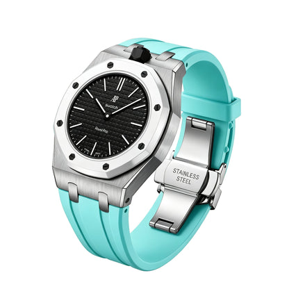 [AuraEcho]Royal Oak Pop Exclusive Steel Case & Silicone Strap With Cradle
