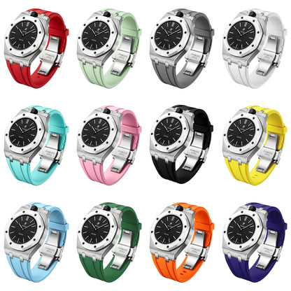 [AuraEcho]Royal Oak Pop Exclusive Steel Case & Silicone Strap With Cradle