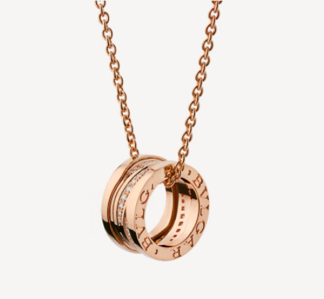 [AuraEcho]ZERO 1 PINK GOLD DIAMOND NECKLACE