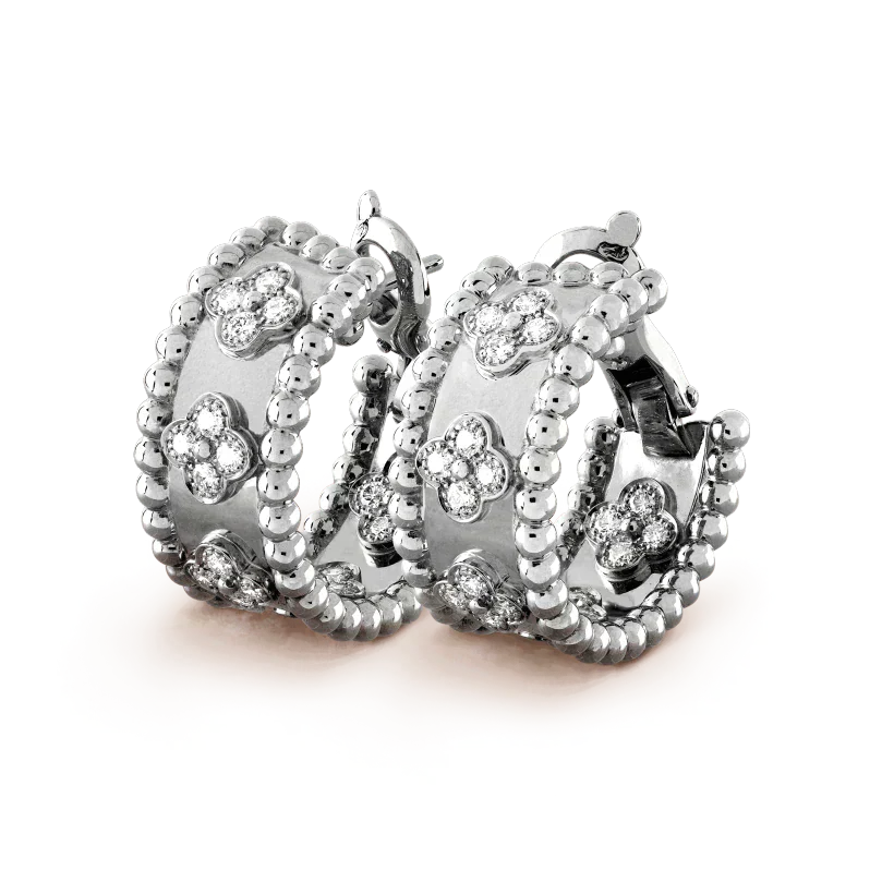 [AuraEcho]PERLEE DIAMOND EARRINGS